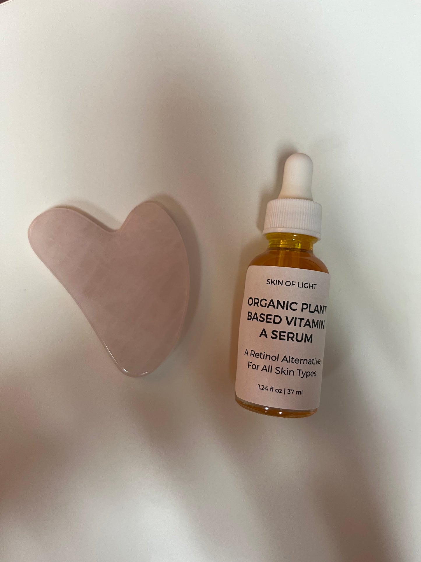 Gua Sha + Organic Vitamin A Serum Duo