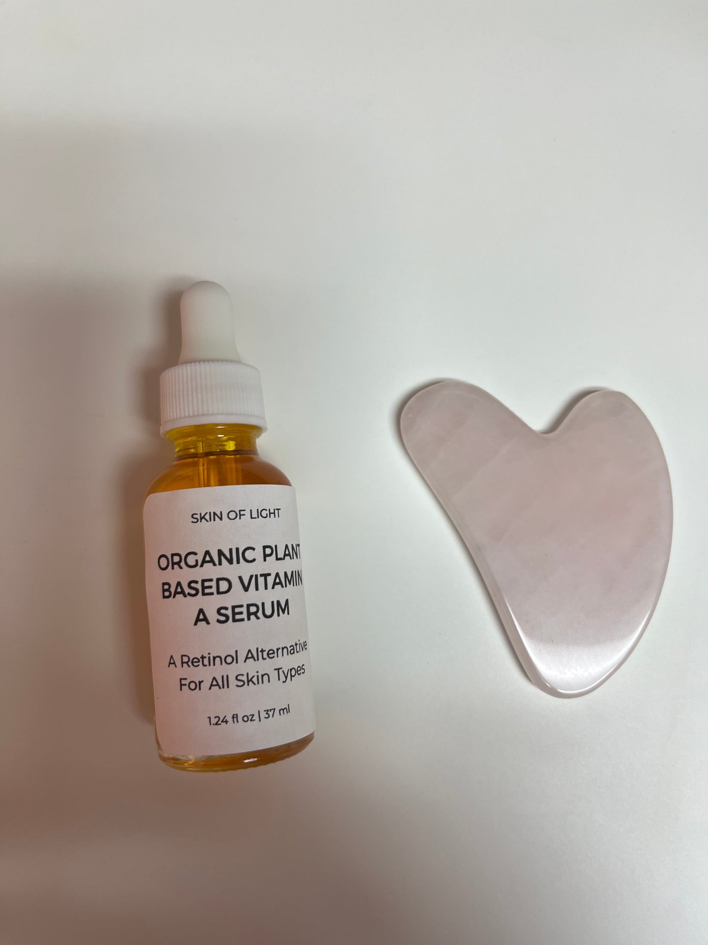 Gua Sha + Organic Vitamin A Serum Duo