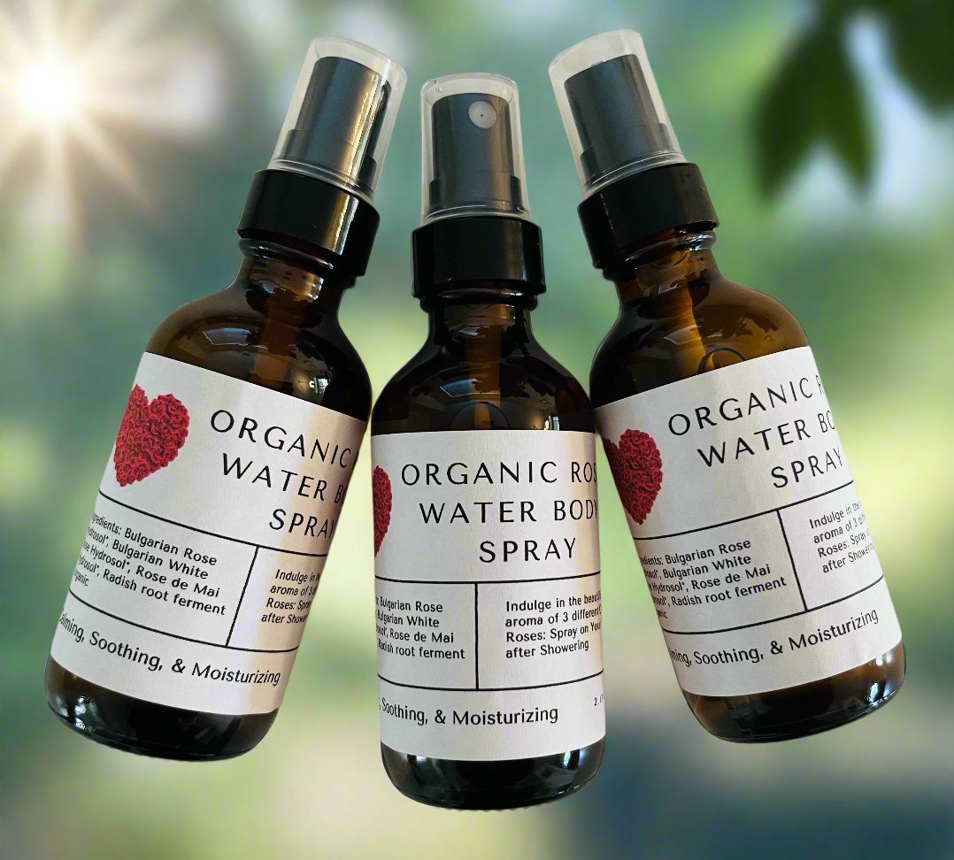 Organic Rose Water Body Spray - Skin of Light