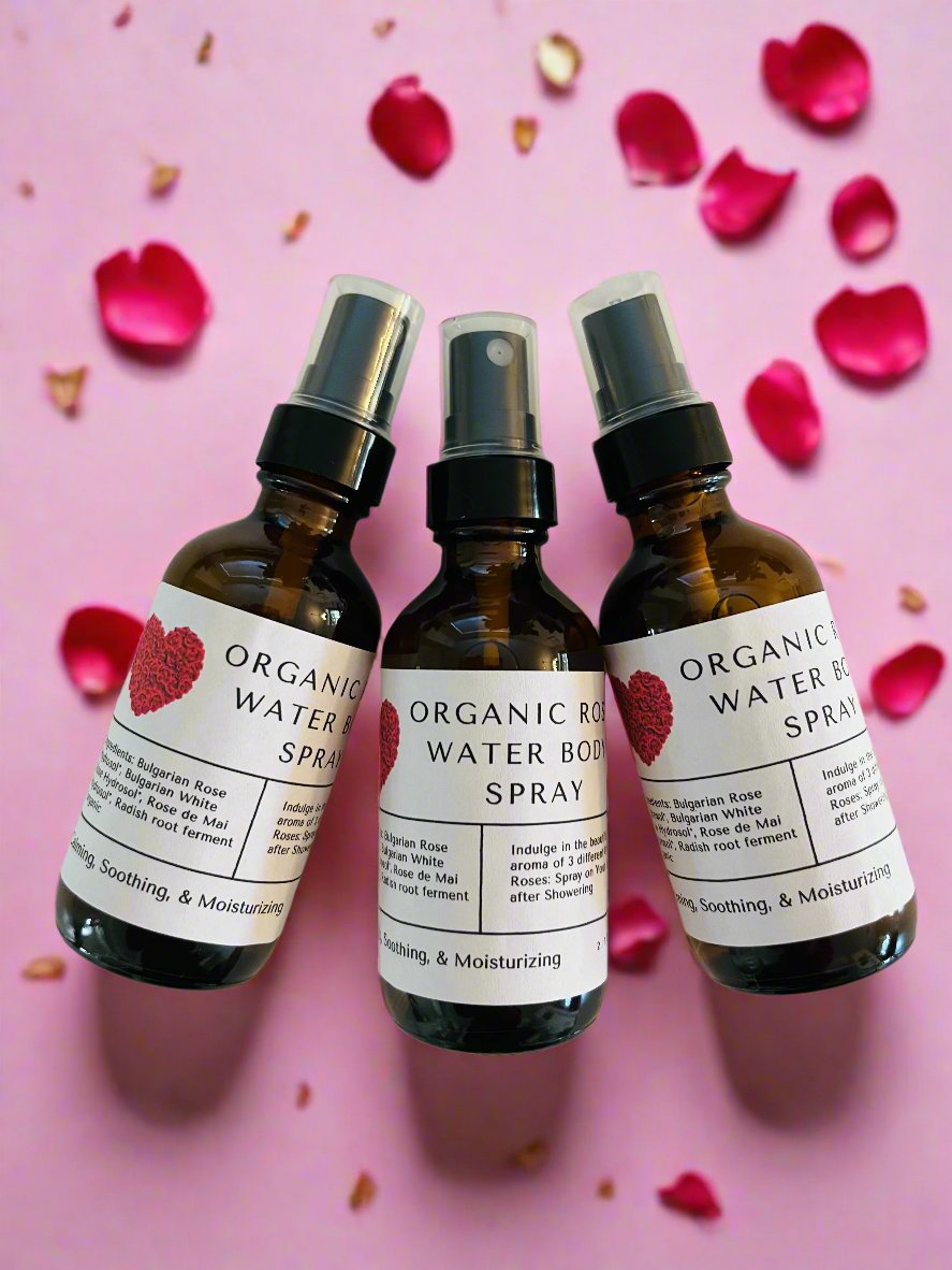 Organic Rose Water Body Spray - Skin of Light