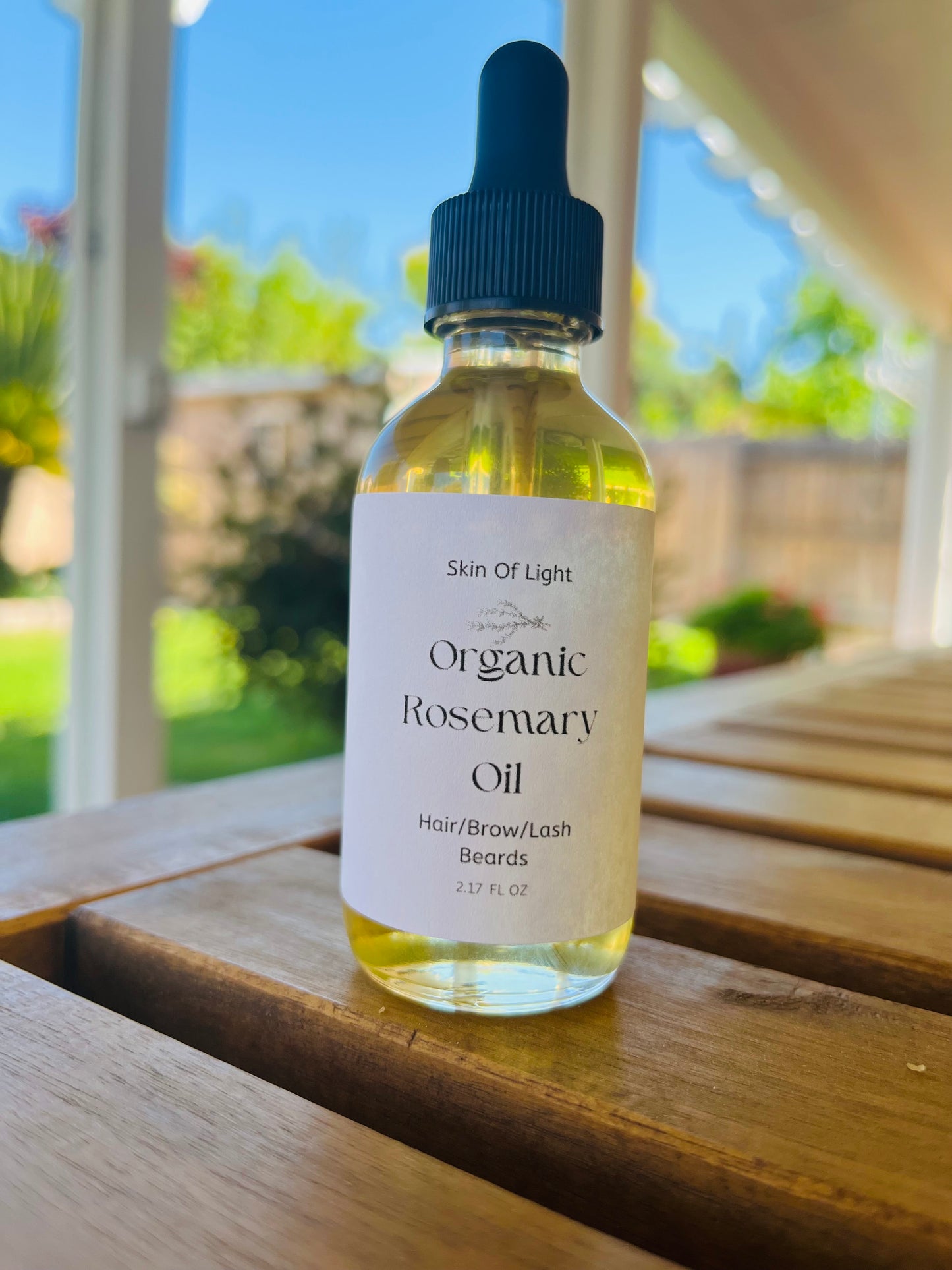 Organic Rosemary Hair Oil - Skin of Light