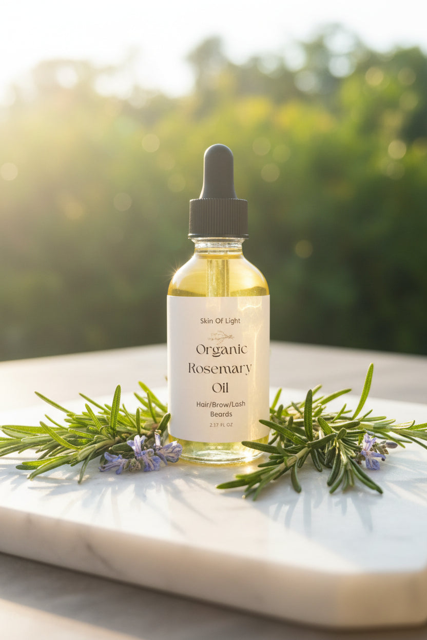 Organic Rosemary Hair Oil - Skin of Light