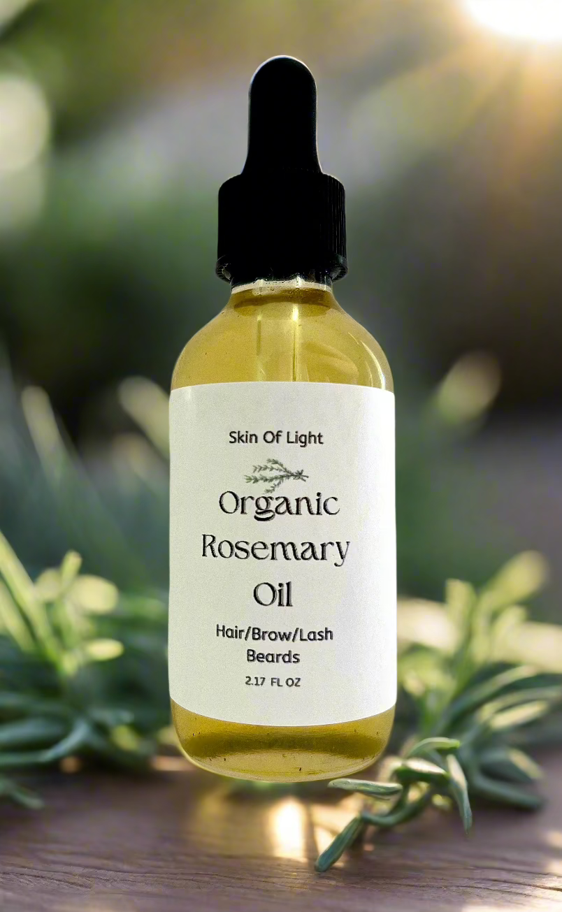 Organic Rosemary Hair Oil - Skin of Light