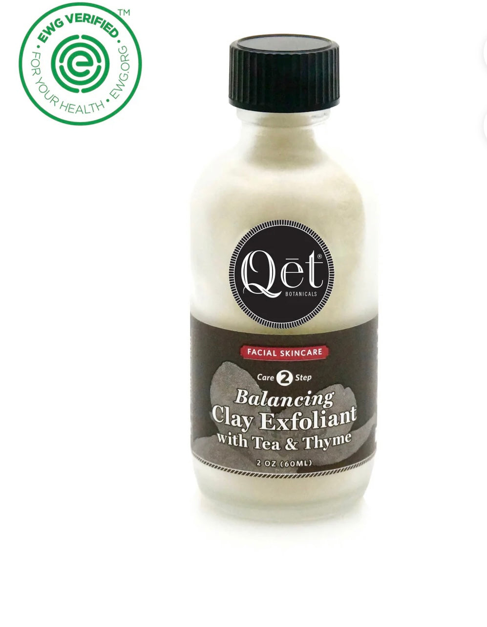 Qēt Botanicals Balancing Clay Exfoliant with Tea & Thyme - Skin of Light