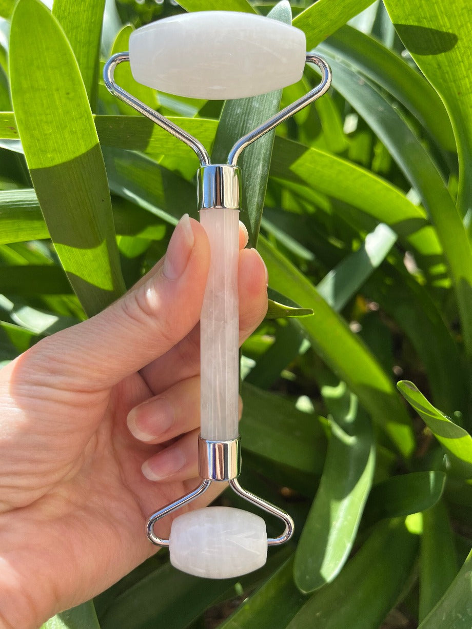 Natural White Jade Facial Roller - Skin of Light