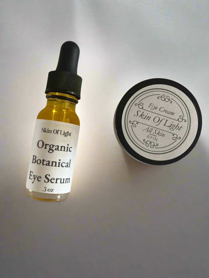 Eye Duo: Organic Botanical Eye Serum + Eye Cream