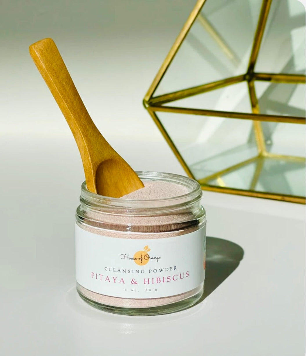 Pitaya & Hibiscus Cleansing Facial Powder - Skin of Light 