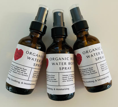 Organic Rose Water Body Spray