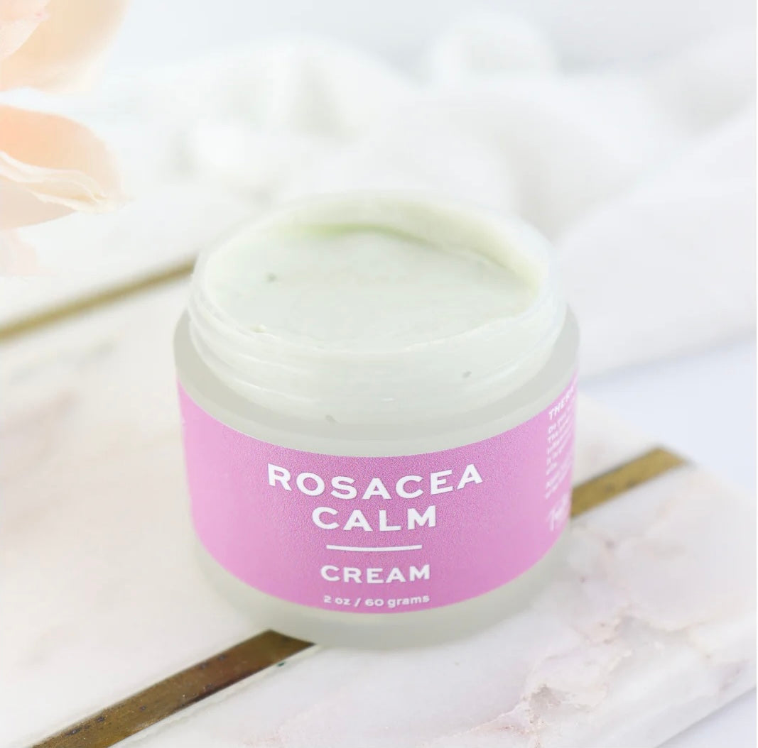 Rosacea Organic Face Cream - Soothe Redness Naturally
