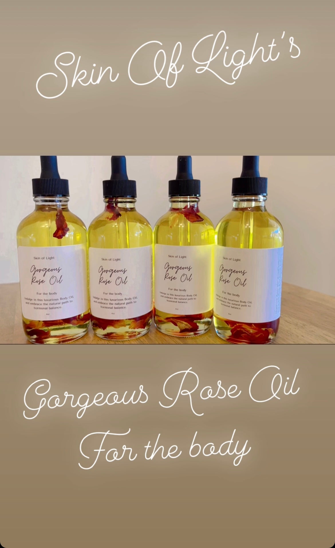 Gorgeous Rose Oil for the body
