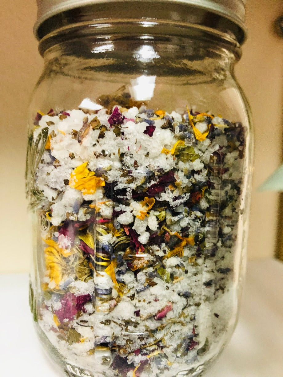 Skin Of Light Organic Flower Bath Salts